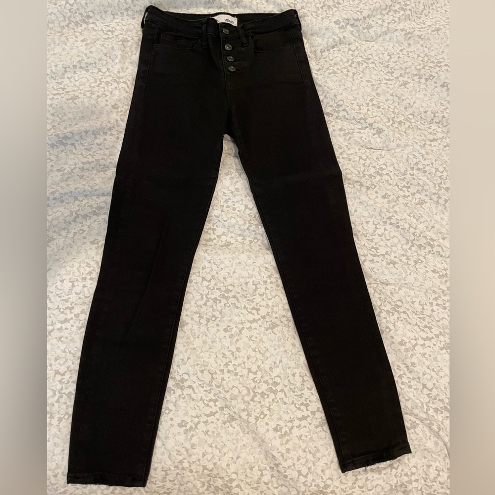 High rise skinny jeans